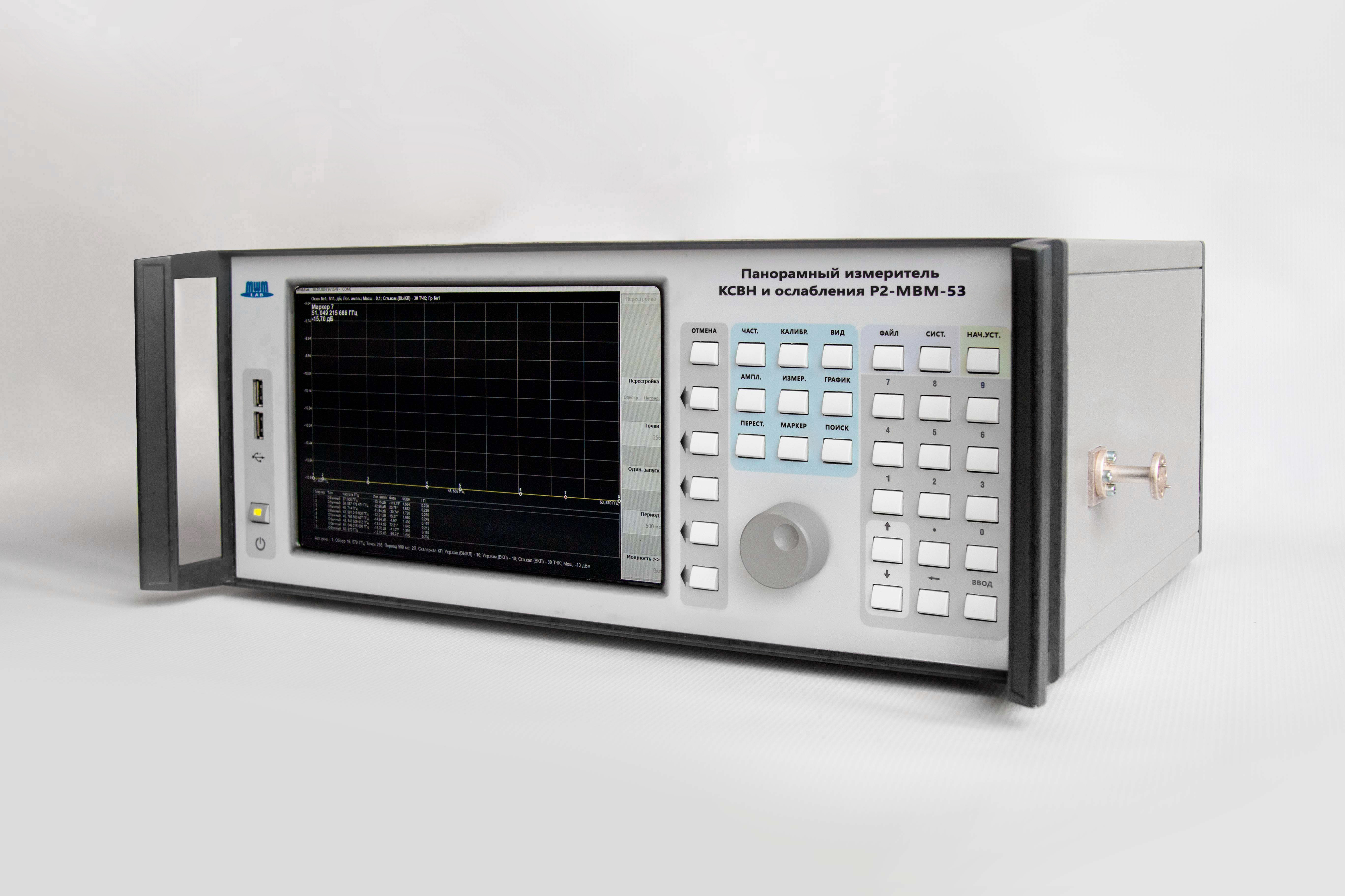Панорамный измеритель КСВН и ослабления Р2-МВМ-53.